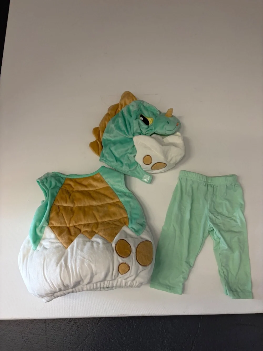 Spirit Dino Shell Belly Infant Halloween Costume Size 0-6 months